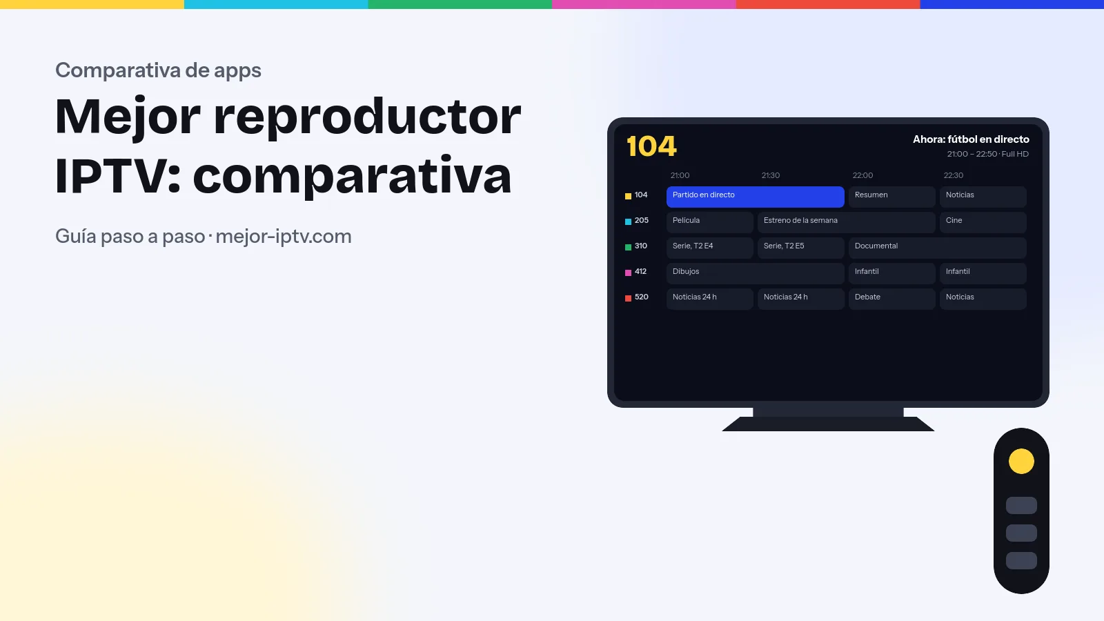 Mejor reproductor IPTV: comparativa de apps en Smart TV, Fire TV, móvil y ordenador